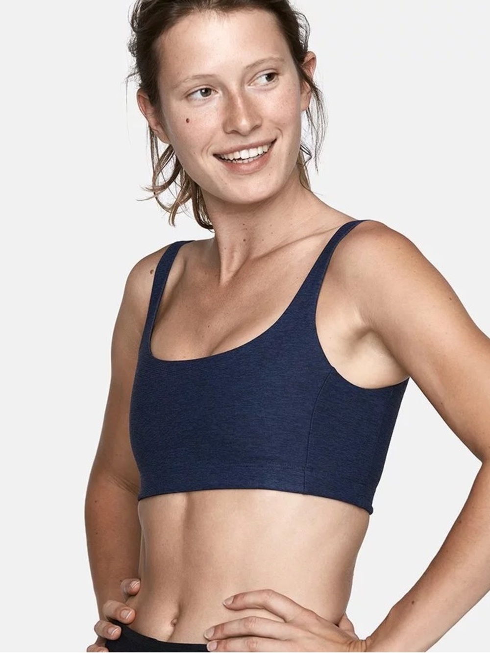Outdoor Voices Navy Double-Time Bra size Small Coastal Athleisure